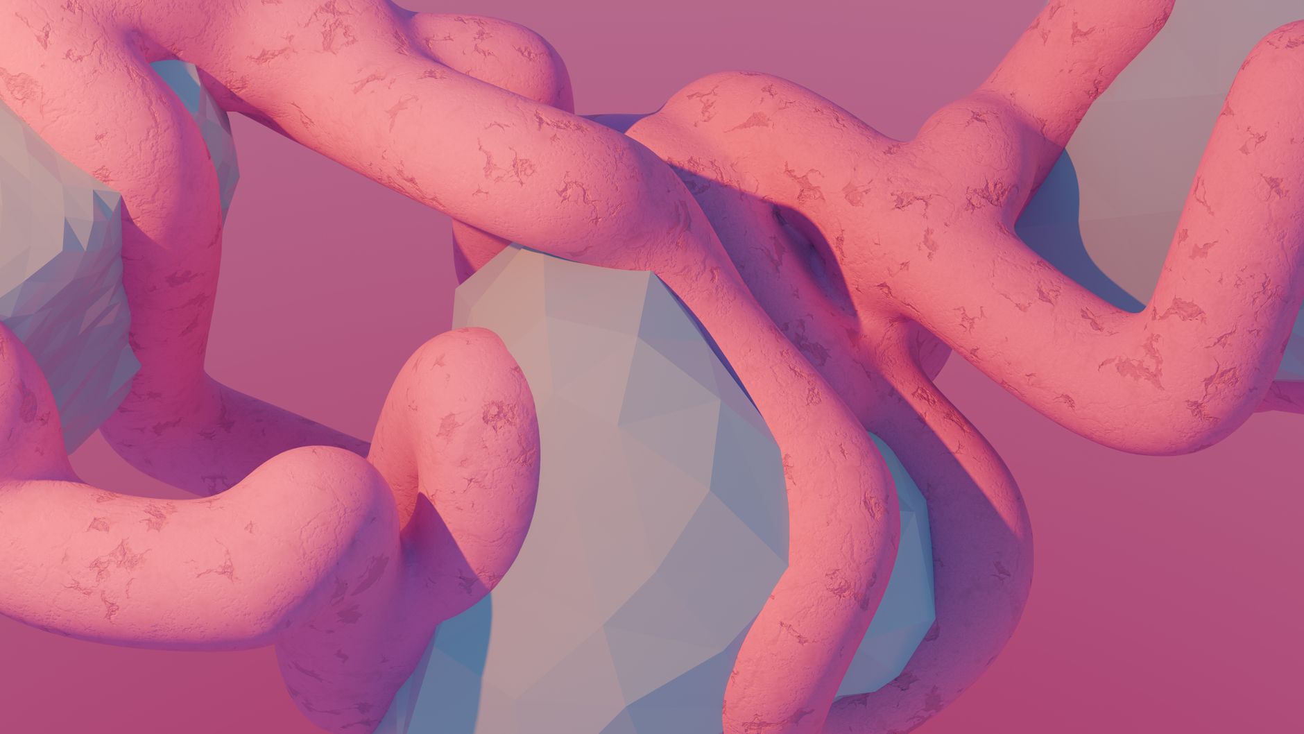 3D artist sculpting organic character model in Blender software