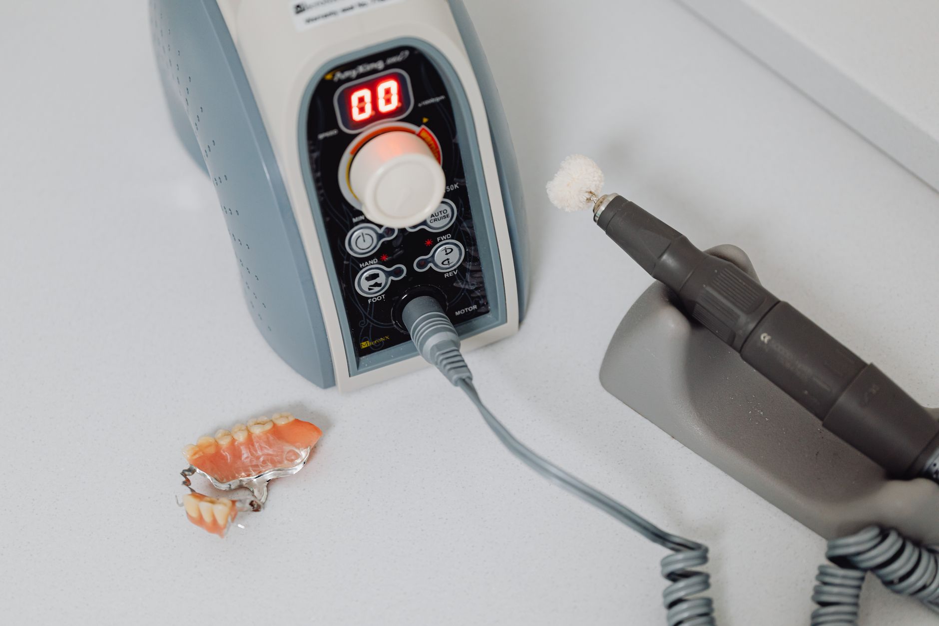 Formlabs Form 4B dental resin 3D printer on a laboratory bench